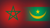Drapeaux Maroc-Mauritanie