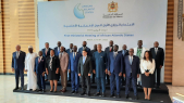 Photo de famille des ministres des Etats africains atlantiques, mercredi 8 juin 2022 à Rabat