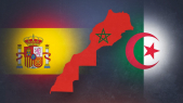 Maroc - Espagne - Algérie - Drapeaux