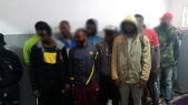 Des migrants interpellés dimanche 26 juin 2022 entre Tétouan et Fnideq avant leur assaut sur Sebta