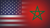 Maroc - Etats-Unis - Drapeaux