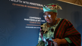 Ngozi Okonjo-Iweala - Directrice générale de l OMC - Organisation mondiale du commerce - Genève - A l issue de tractations ministérielles - Conférence de presse