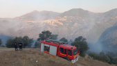 Camion de pompiers - Protection civile - Province de Taza - Incendie - Circonscrire les flammes - Feux de forêts - 