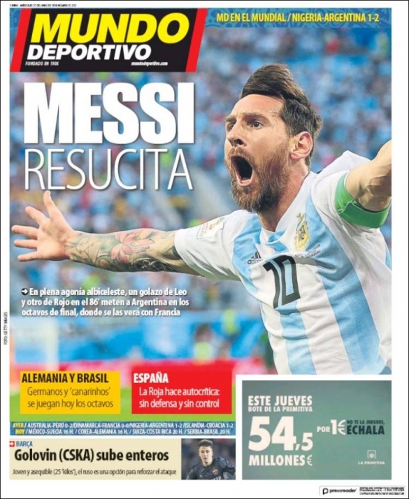 Mundo Deportivo Messi