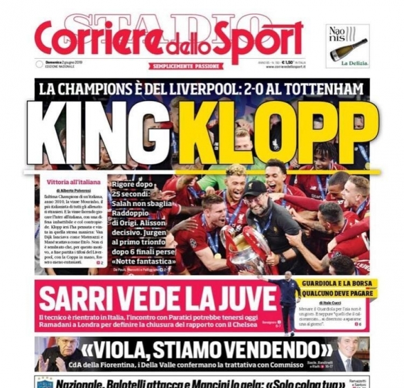 Corriere Dello Sport Liverpool