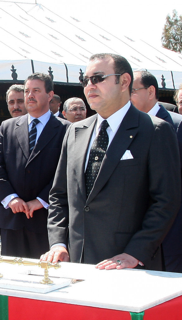 Le Roi Mohammed VI inaugurant à Salé  l’Académie de Football qui porte son nom - 2022