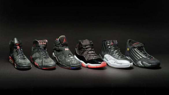 Les six chaussures de Michael Jordan vendues aux enchères vendredi pour huit millions de dollars