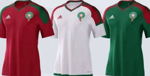 maillot adidas maroc coupe du monde 2018