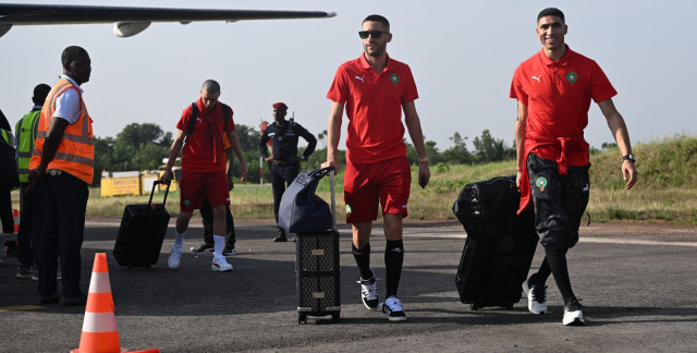 arrivée des Lions de l’Atlas à San-Pédro