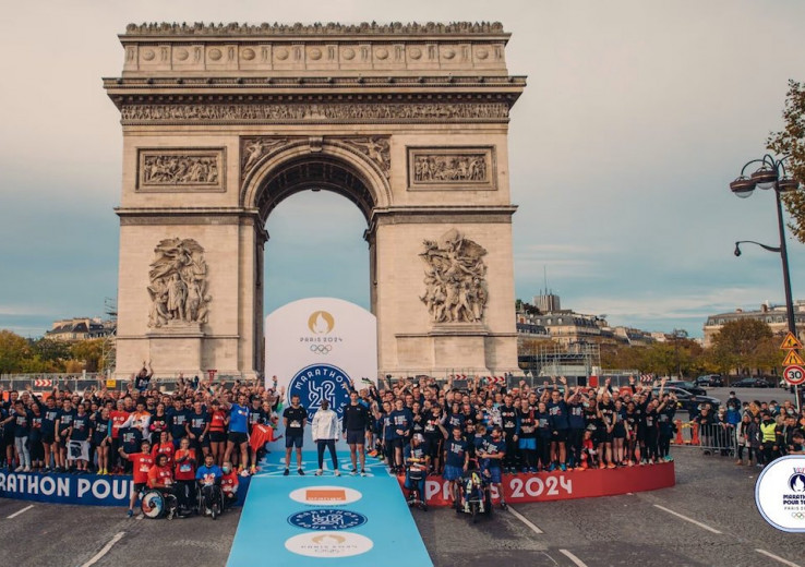 Paris 2024 Marathon Grand Public Melly Virginia